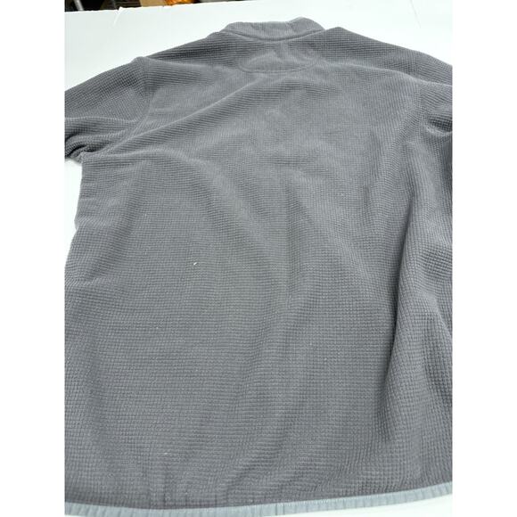 Eddie Bauer Womens 1/4 Zip Pullover Size Large Tall Waffle Fleece Mock Neck - Picture 4 of 5